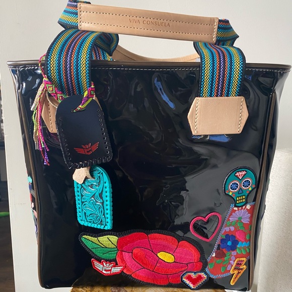 Consuela Bags New Consuela Poppy Classic Tote Black Poshmark